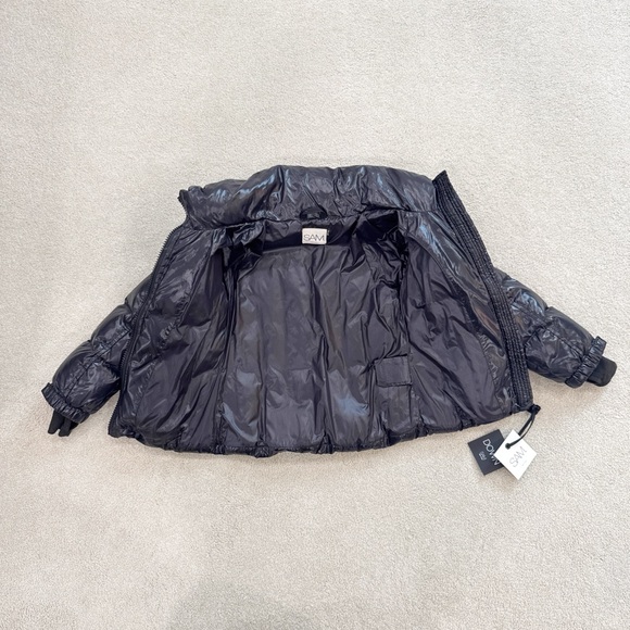SAM. Girls' Freestyle Down Jacket Black Puffer Coat - Picture 4 of 13
